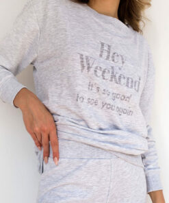 pyjamas HEY WEEKEND Harmony - Pajamas grey color