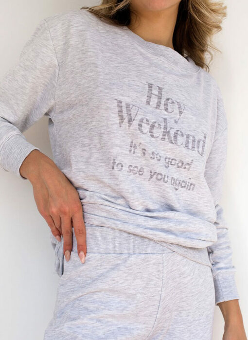 pyjamas HEY WEEKEND Harmony - Pajamas grey color