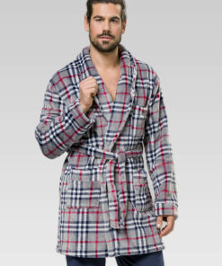 CHECKERED ROBE