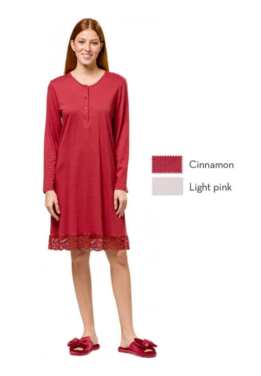 Harmony Nightdress with Placket - Sleepdress