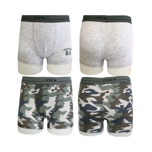 Παιδικό boxer Camouflage και μονόχρωμο - BOXER 3500