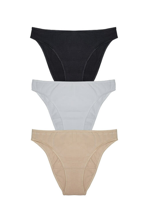 Rio Slip 3 Pack Black White Beige 3720