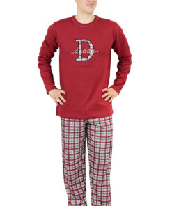 Galaxy Daddy burgundy pyjamas